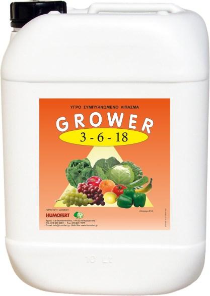 GROWER 3-6-18 10L